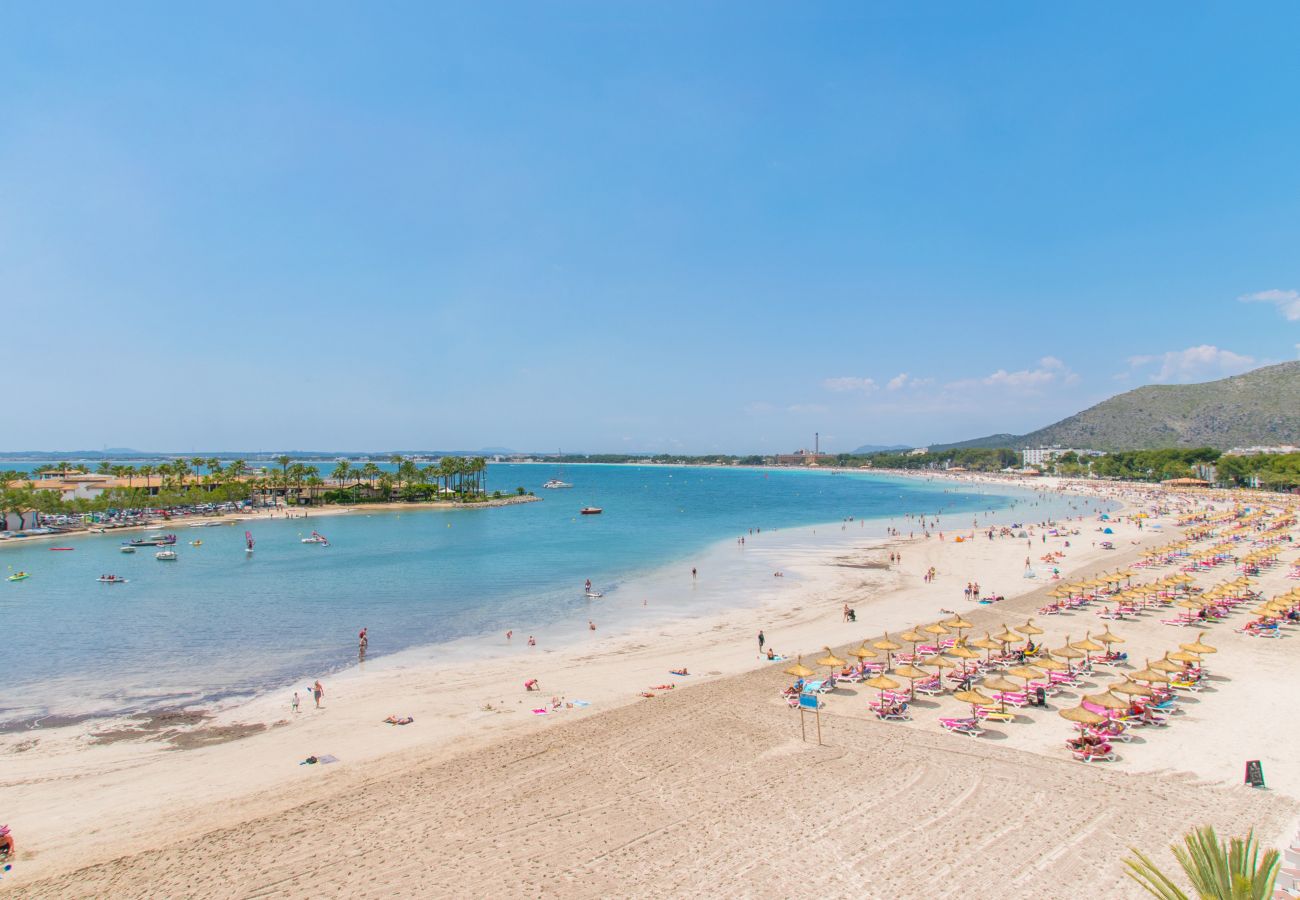 Playa, Alcudia, Mallorca, 6 personas 