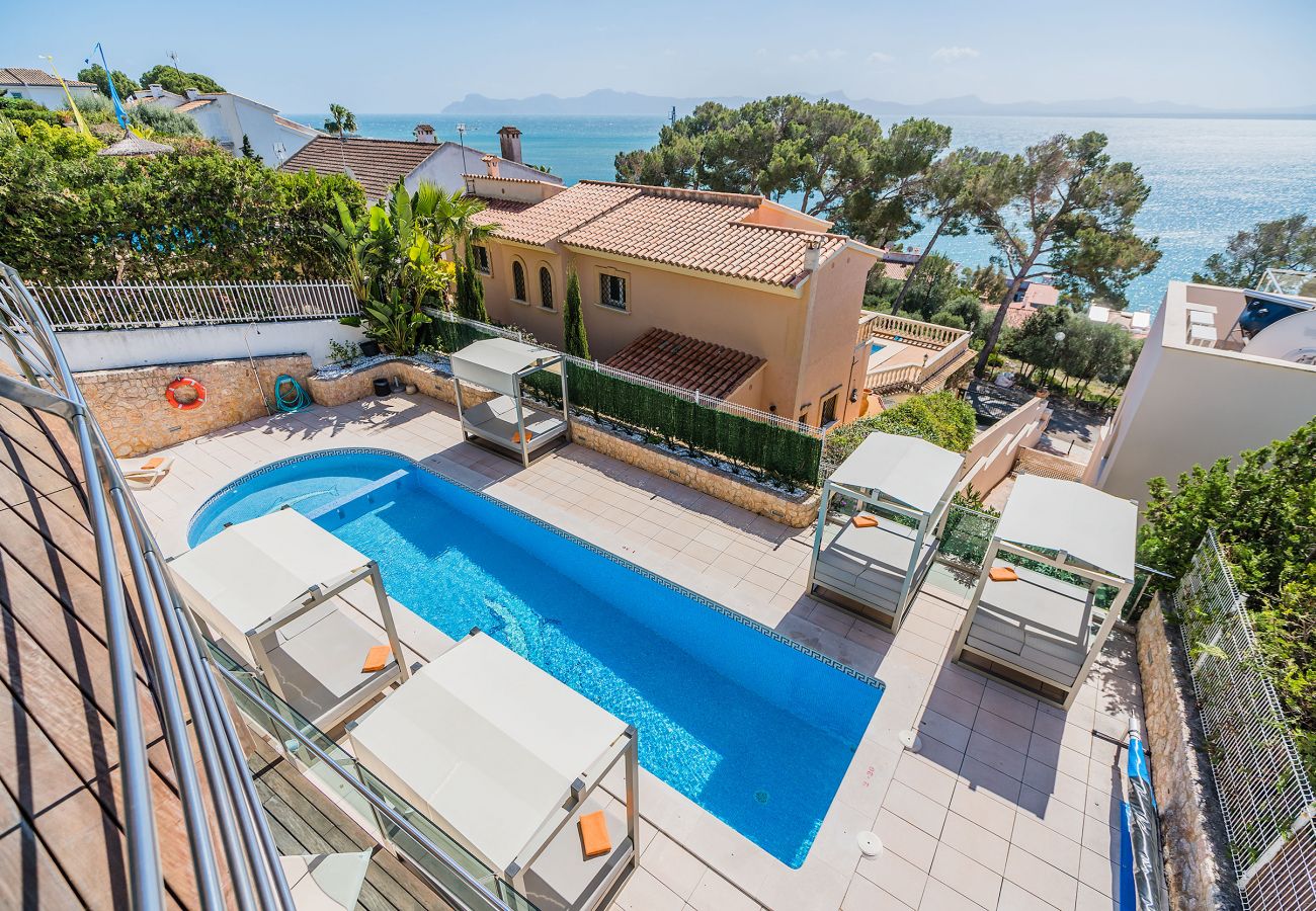 Villa en Alcúdia - MIRAMAR Casa para 10 con piscina en Alcudia