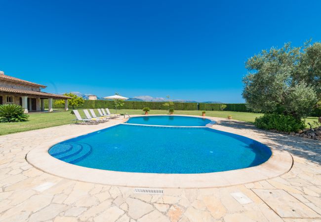 Finca en Sa Pobla - Villa SANT VICENS para 8 con piscina rodeada de naturaleza
