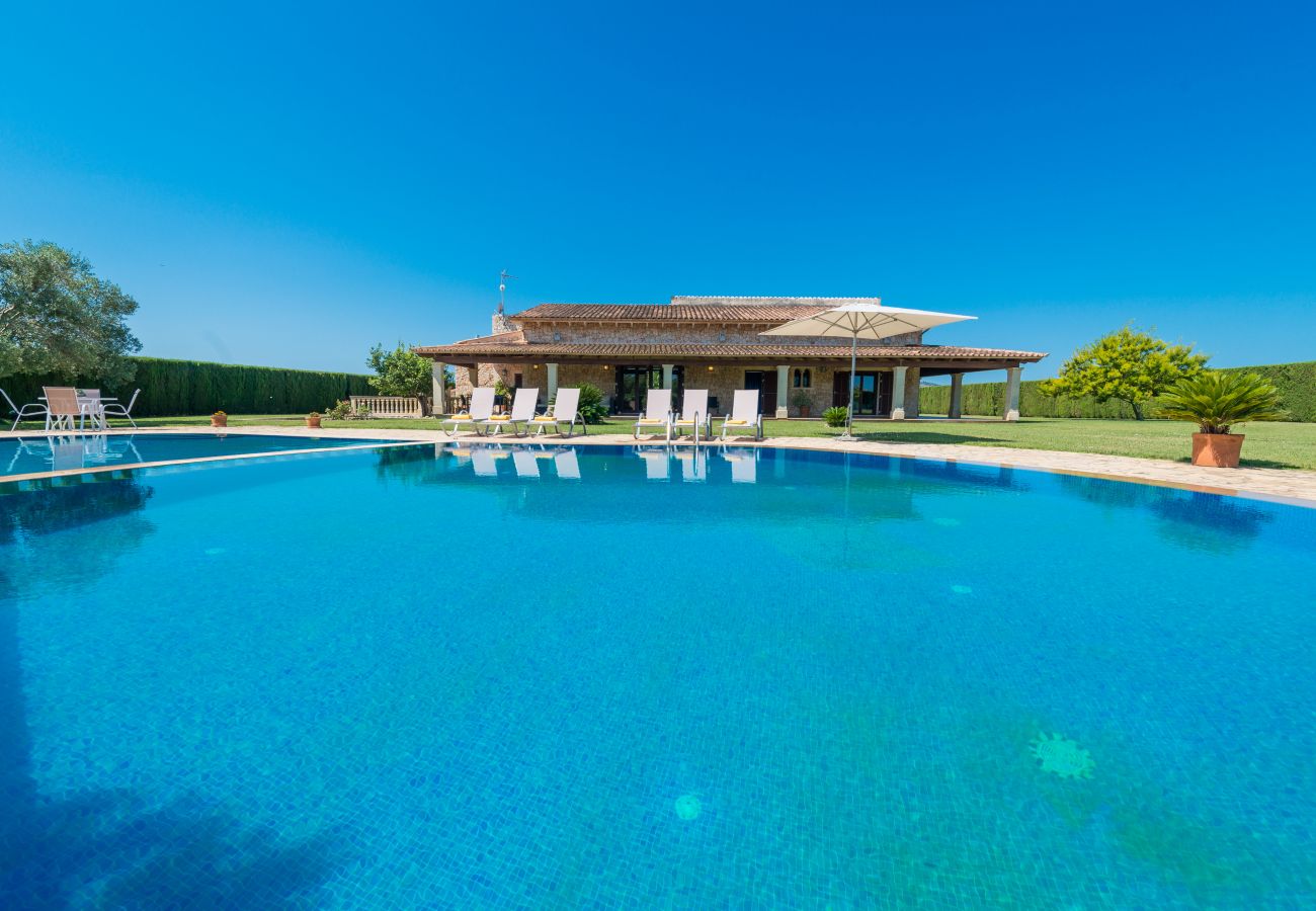 Finca en Sa Pobla - Villa SANT VICENS para 8 con piscina rodeada de naturaleza