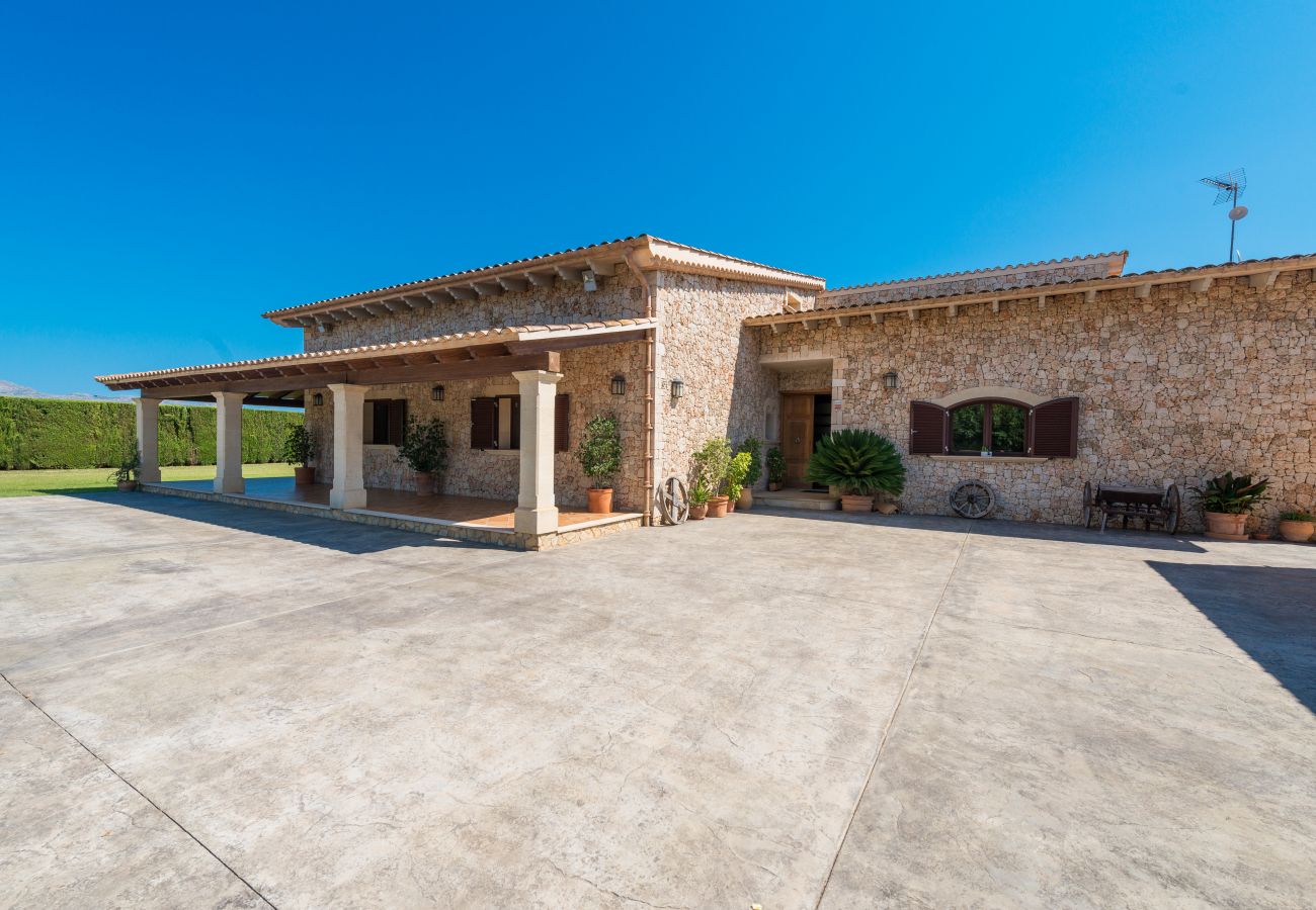 Finca en Sa Pobla - Villa SANT VICENS para 8 con piscina rodeada de naturaleza