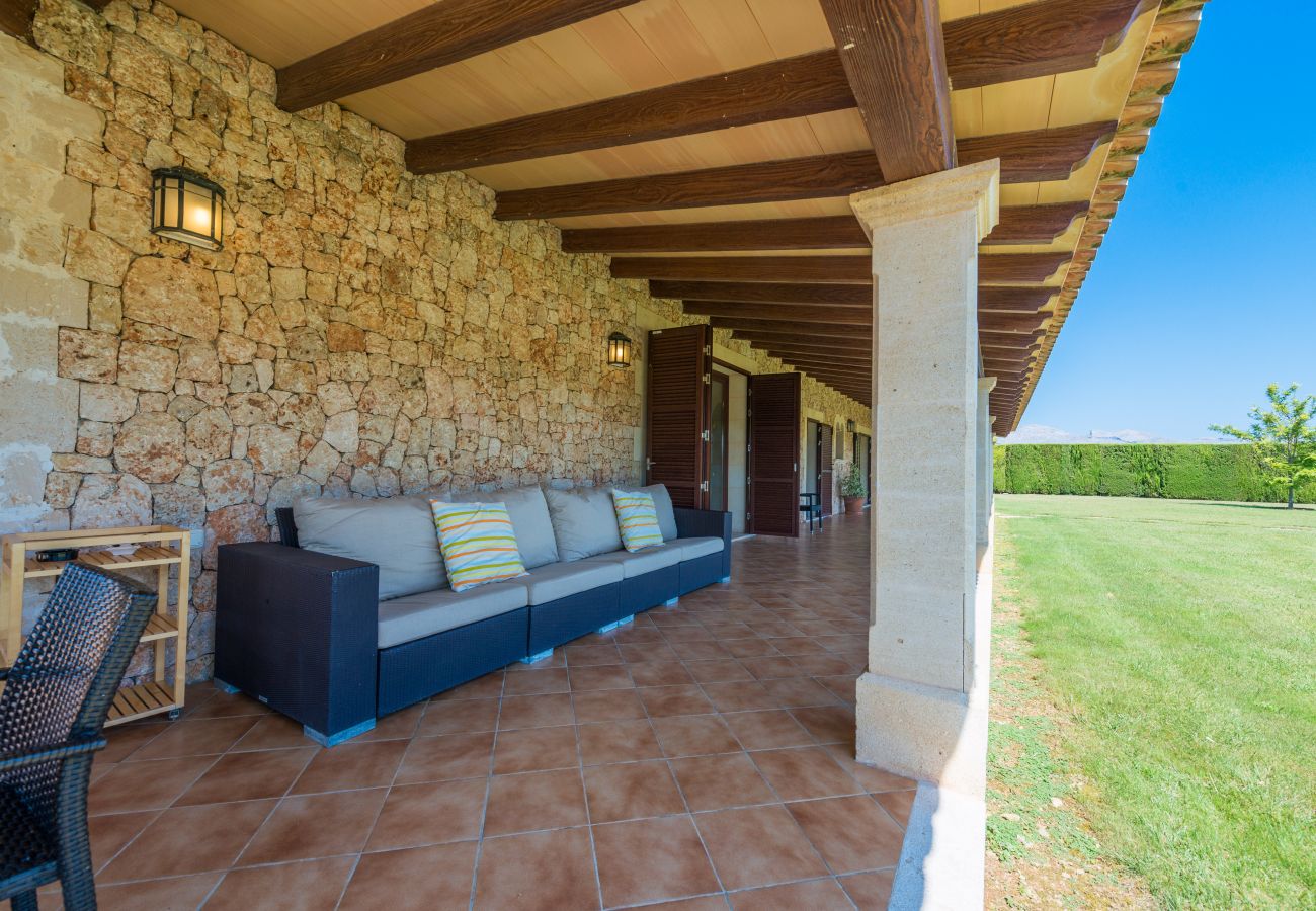 Finca en Sa Pobla - Villa SANT VICENS para 8 con piscina rodeada de naturaleza