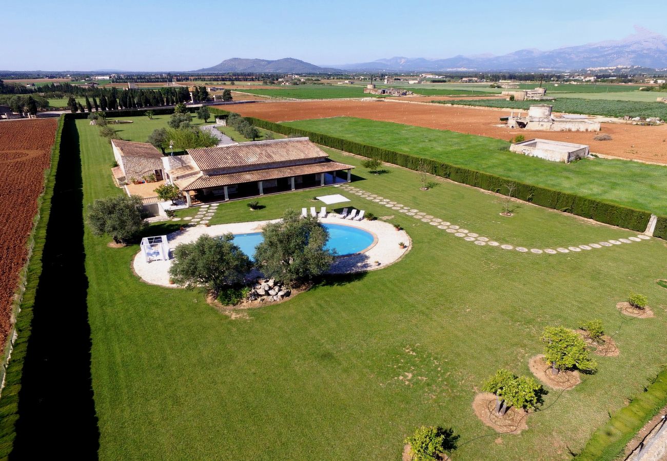 Finca en Sa Pobla - Villa SANT VICENS para 8 con piscina rodeada de naturaleza