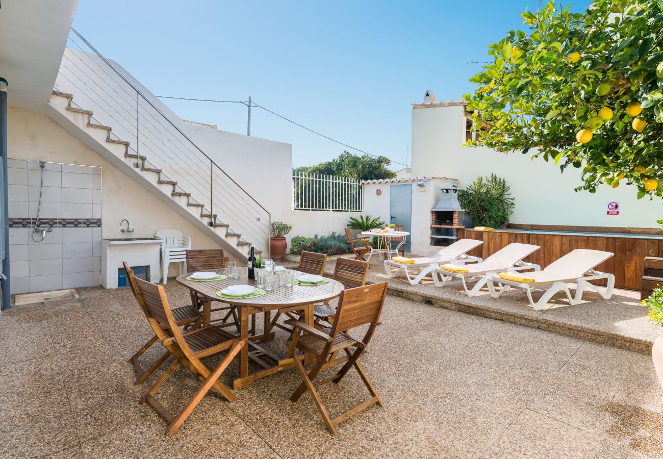 Casa adosada en Alcúdia - MARINA Casa 5 con piscina a 50 m de la playa