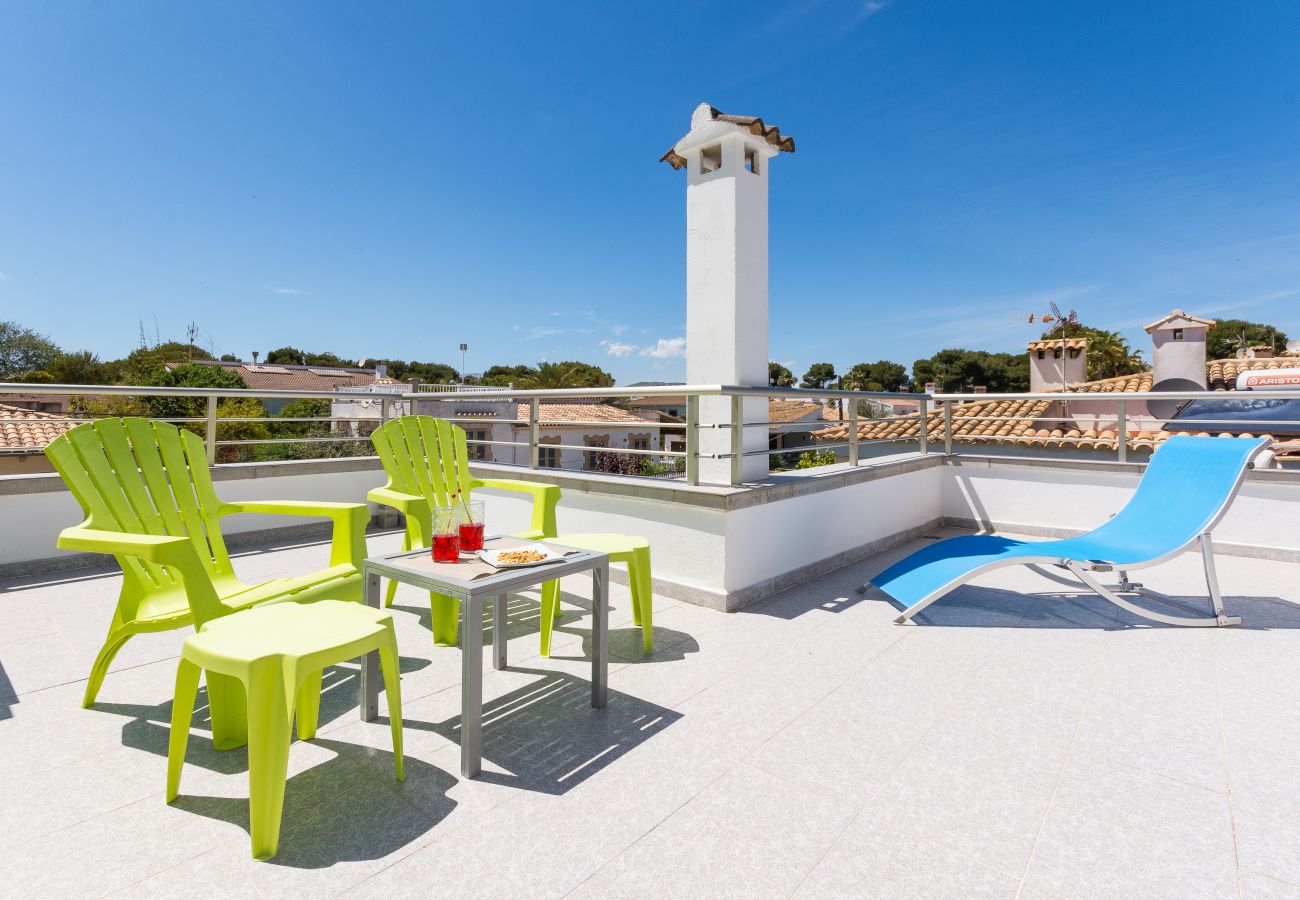 Villa en Playa de Muro - Villa ISABEL para 8 a 180m de la playa de Alcudia