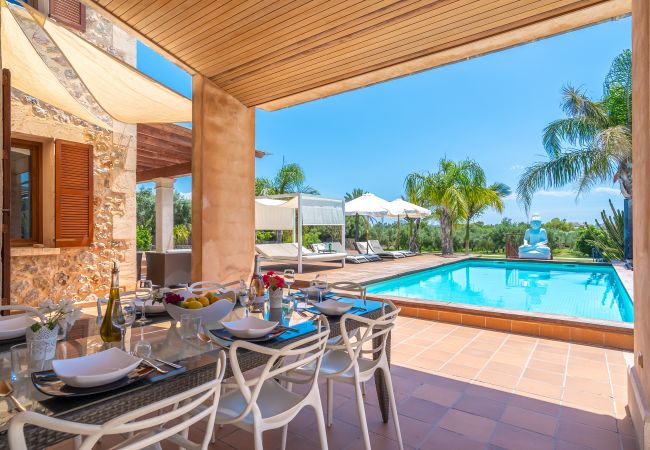 Villa en Alcúdia - CAN OLIVA Meravillosa y moderna finca para 8 con piscina Alcudia