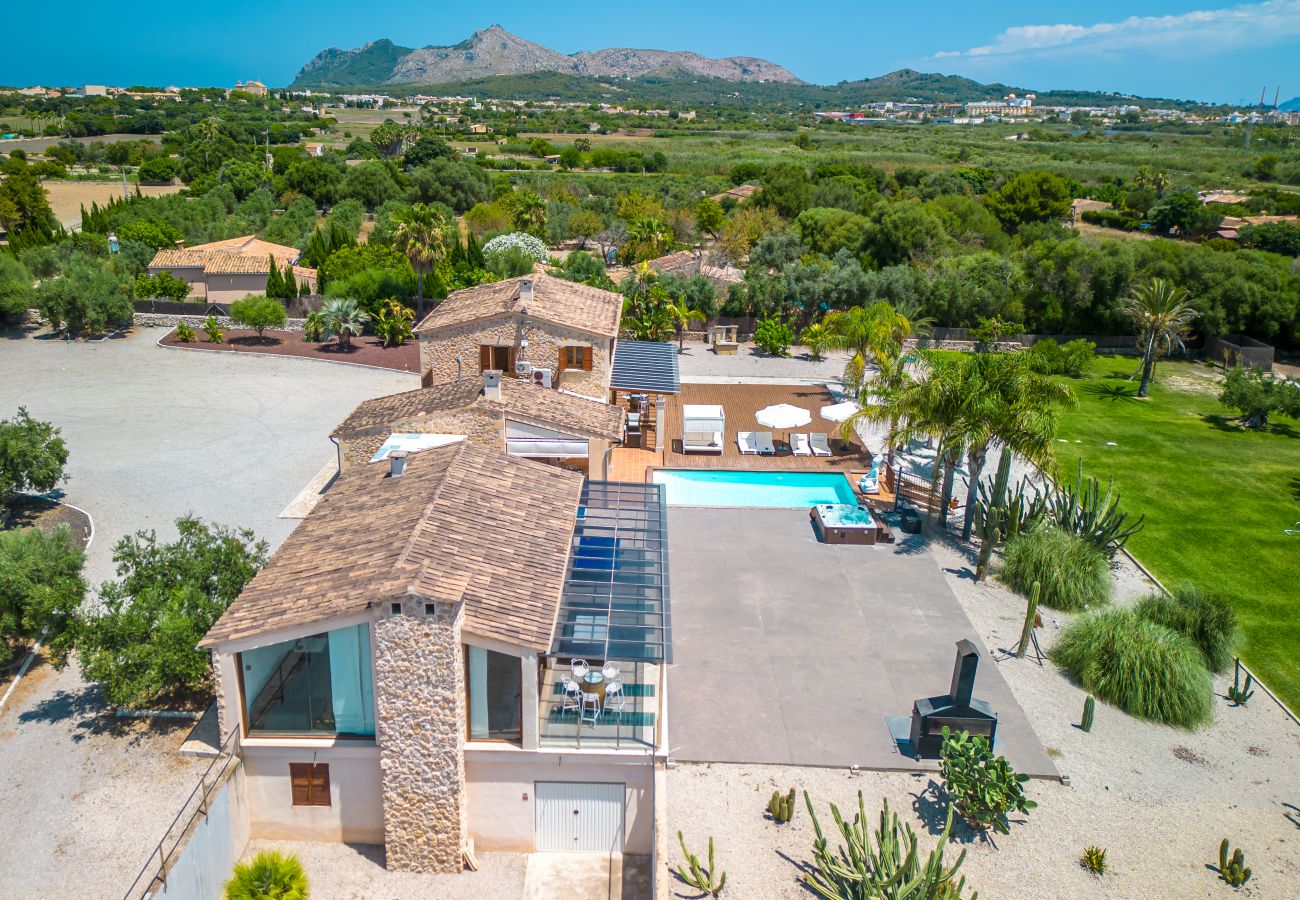 Villa en Alcúdia - CAN OLIVA Meravillosa y moderna finca para 8 con piscina Alcudia