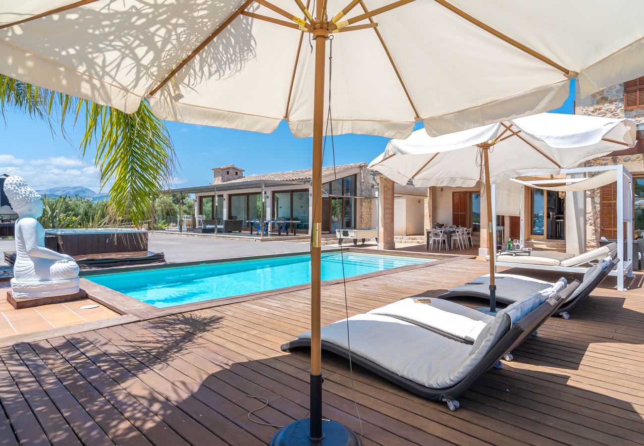 Villa en Alcúdia - CAN OLIVA Meravillosa y moderna finca para 8 con piscina Alcudia