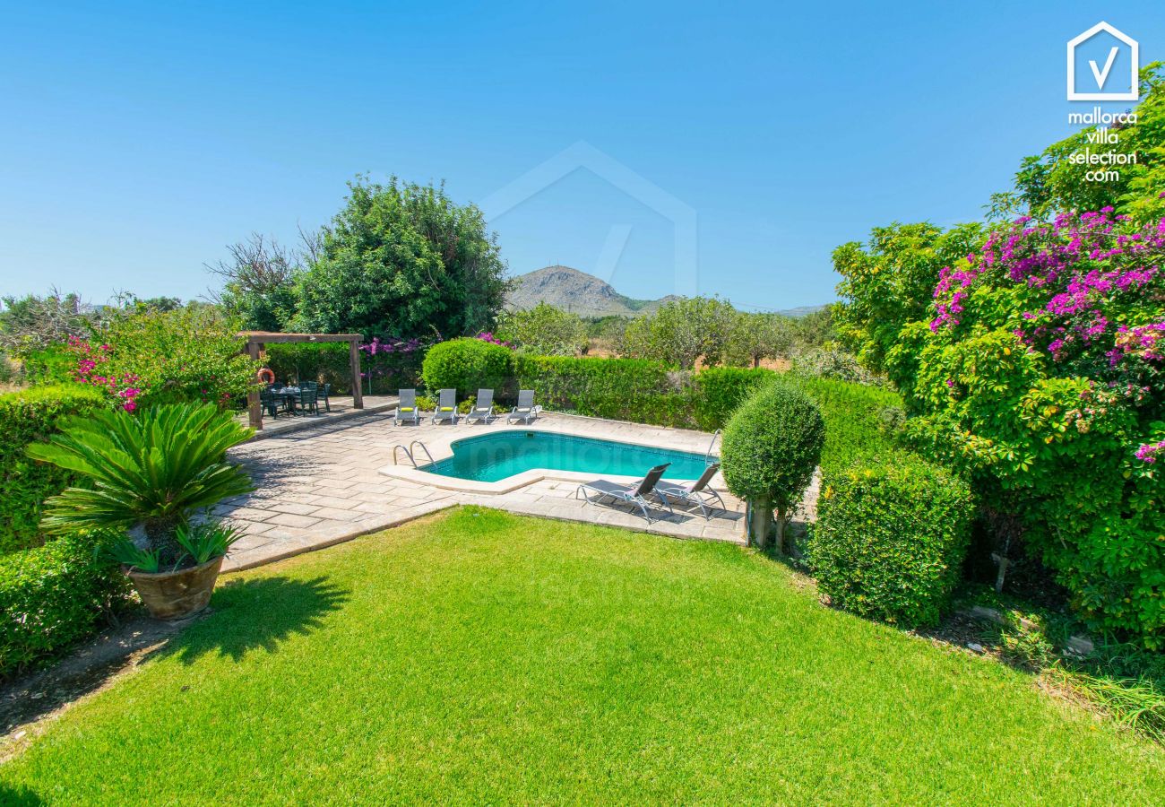 Finca en Alcúdia - Villa MOLI DEN FANALS para 6 con piscina en Alcudia