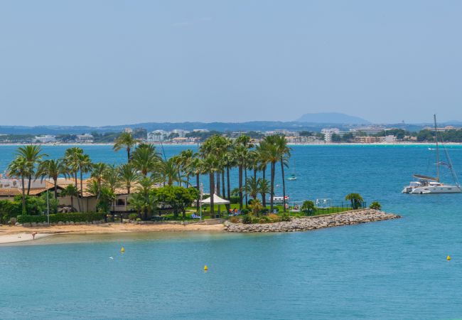 Casa adosada en Alcúdia - Maristany en Alcudia para 6 a 350m de la playa AC, Wi Fi