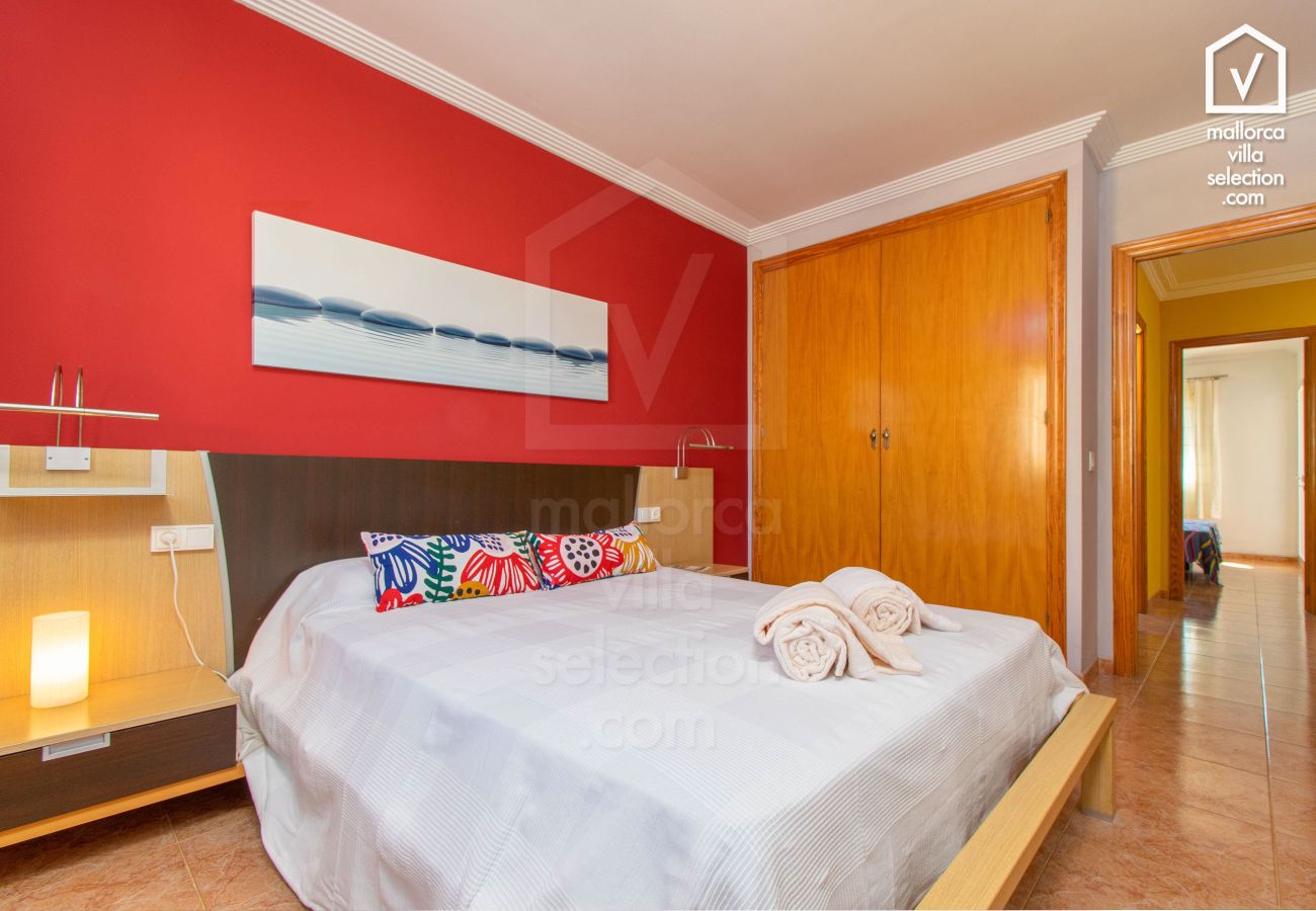 Casa adosada en Alcúdia - Maristany en Alcudia para 6 a 350m de la playa AC, Wi Fi