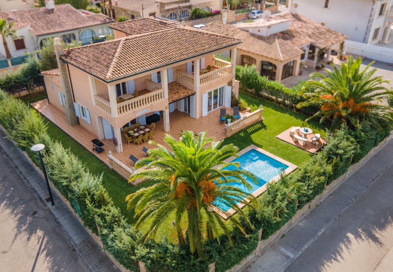 Casa en Alcúdia - Berna casa para 8 con piscina en Alcudia a 900m de la playa