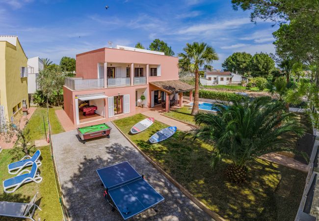 Chalet en Alcúdia - Villa MENORCA para 8 personas cerca del mar con piscina