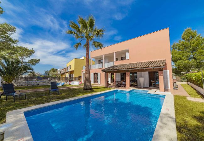 Chalet en Alcúdia - Villa MENORCA para 8 personas cerca del mar con piscina