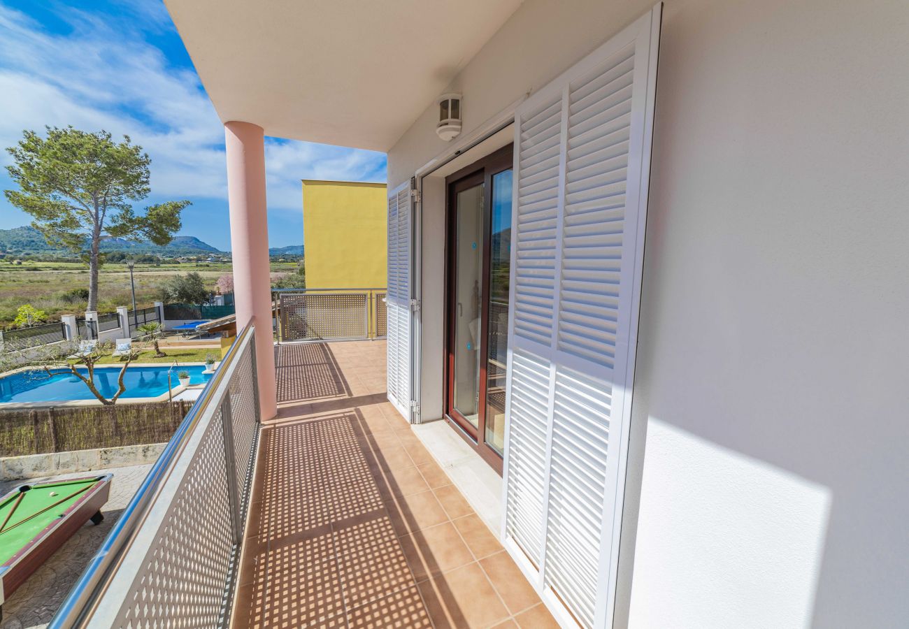 Chalet en Alcúdia - Villa MENORCA para 8 personas cerca del mar con piscina