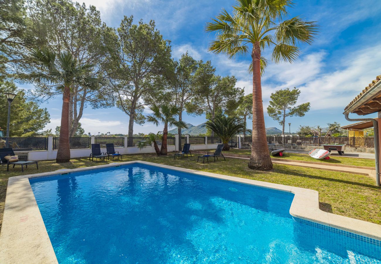 Chalet en Alcúdia - Villa MENORCA para 8 personas cerca del mar con piscina