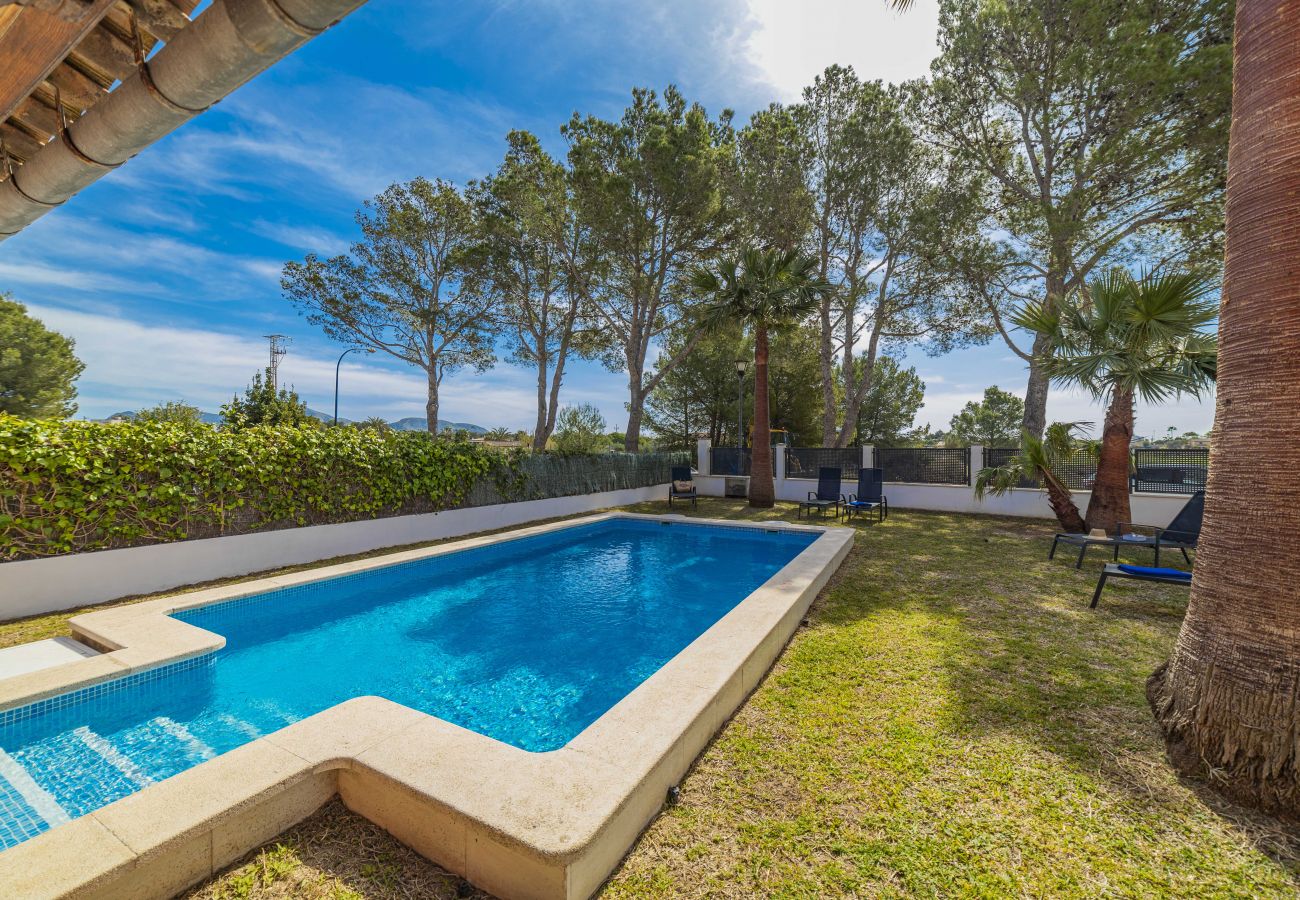 Chalet en Alcúdia - Villa MENORCA para 8 personas cerca del mar con piscina