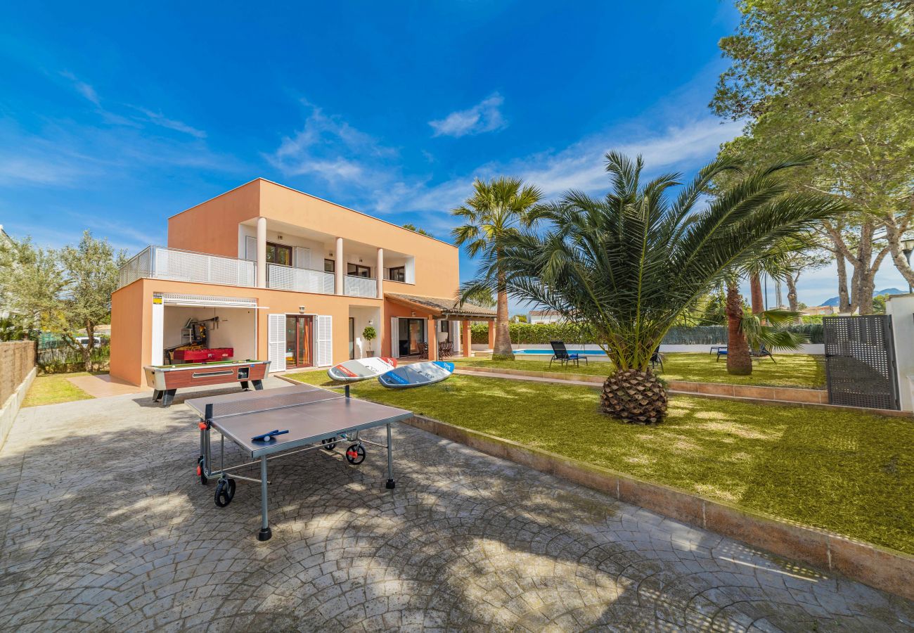 Chalet en Alcúdia - Villa MENORCA para 8 personas cerca del mar con piscina