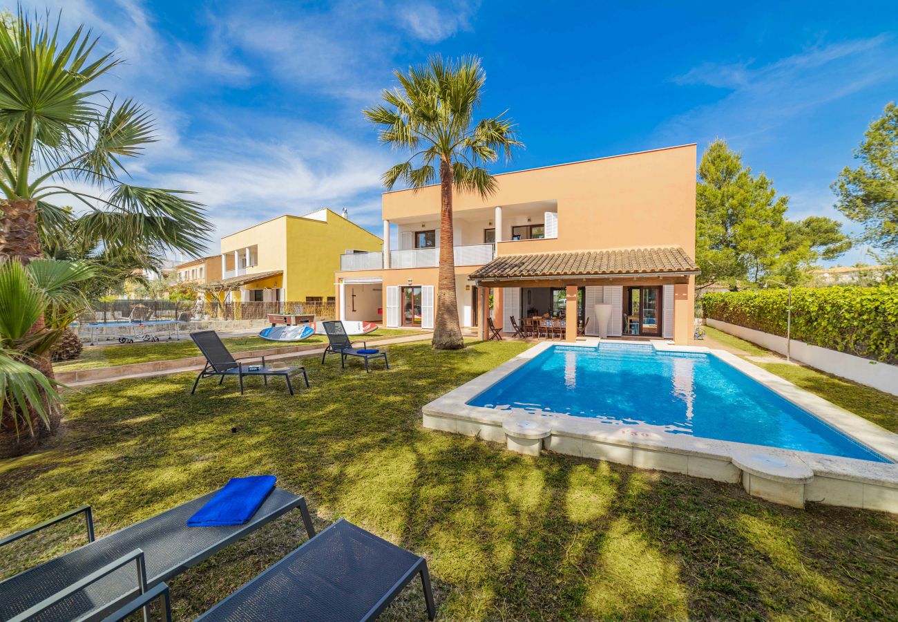 Chalet en Alcúdia - Villa MENORCA para 8 personas cerca del mar con piscina