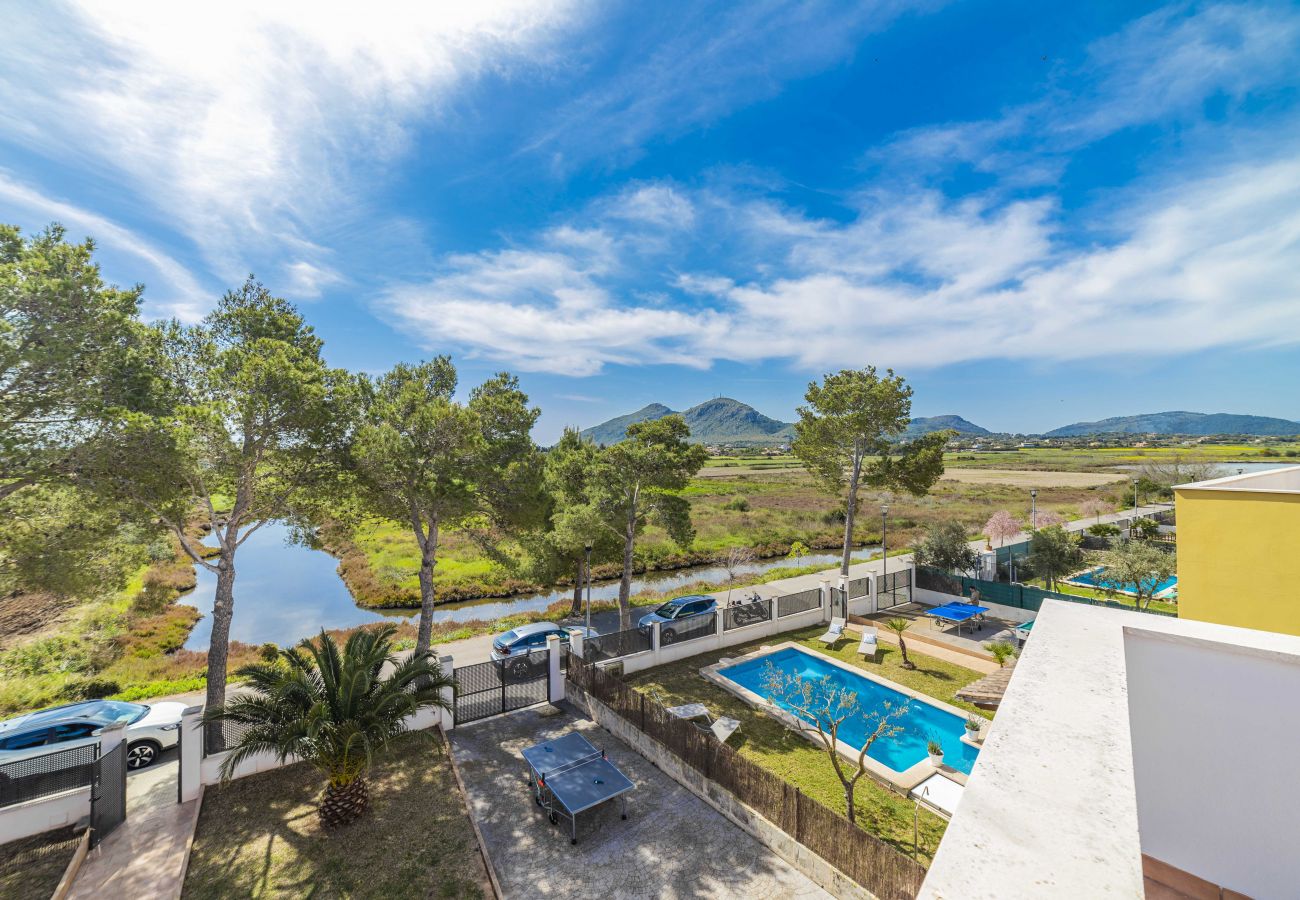 Chalet en Alcúdia - Villa MENORCA para 8 personas cerca del mar con piscina