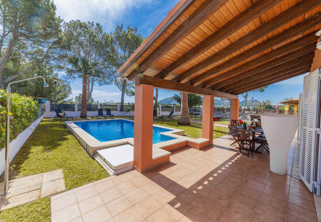 Chalet en Alcúdia - Villa MENORCA para 8 personas cerca del mar con piscina