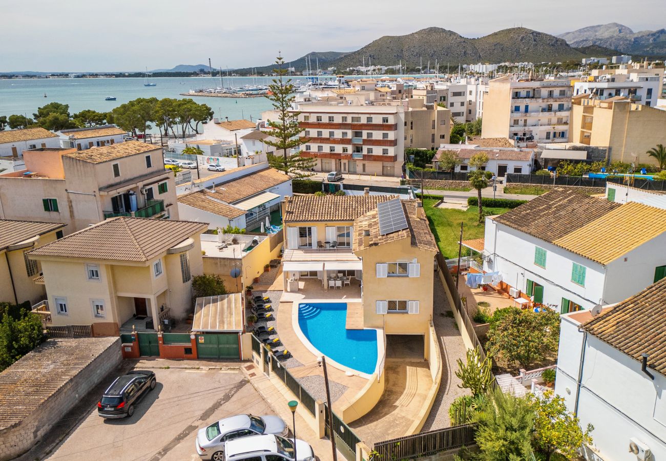 Casa en Alcúdia - CAN CURT para 9 con piscina en Alcudia cerca de la playa