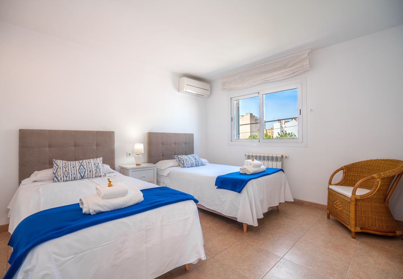 Casa en Alcúdia - CAN CURT para 9 con piscina en Alcudia cerca de la playa