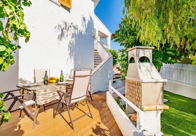 Casa adosada en Alcúdia - Villa Playa Golf con piscina y a 180m del mar
