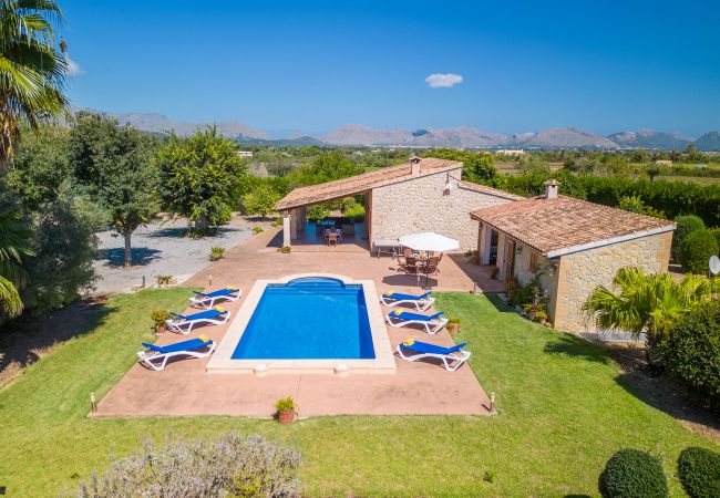 Villa en Alcúdia - Ca na Malanyona finca para 6 en Alcudia 