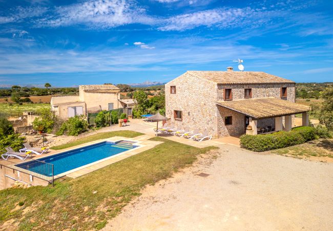 Villa en Son Serra de Marina - Cas Murero Finca de piedra con piscina para 8