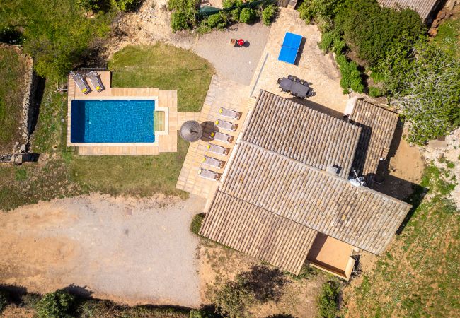 Villa en Son Serra de Marina - Cas Murero Finca de piedra con piscina para 8