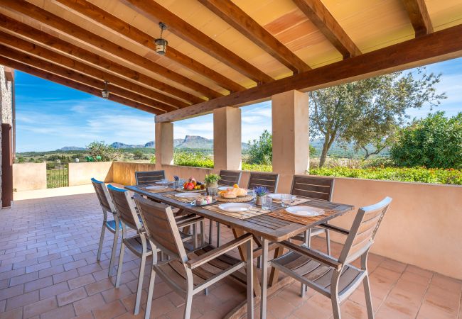 Villa en Son Serra de Marina - Cas Murero Finca de piedra con piscina para 8