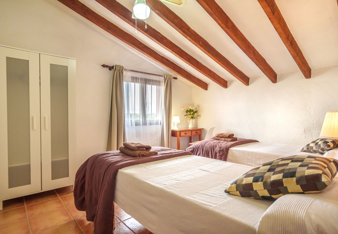 Villa en Son Serra de Marina - Cas Murero Finca de piedra con piscina para 8