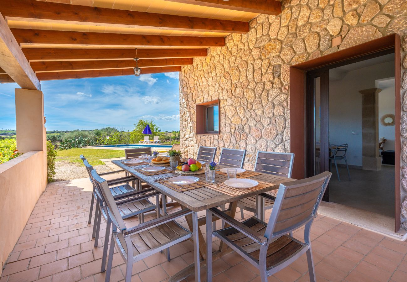 Villa en Son Serra de Marina - Cas Murero Finca de piedra con piscina para 8