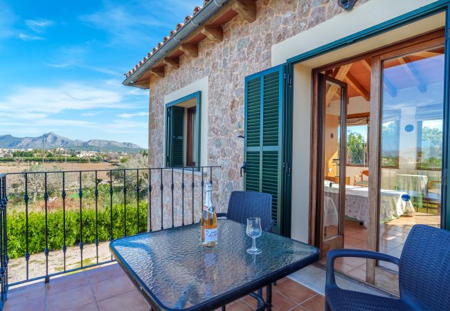 Villa en Alcúdia - Can Torretes Alcudia para 8 con piscina a poco metros del pueblo 