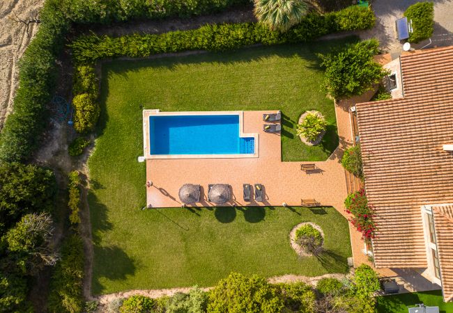 Villa en Alcúdia - Can Torretes Alcudia para 8 con piscina a poco metros del pueblo 