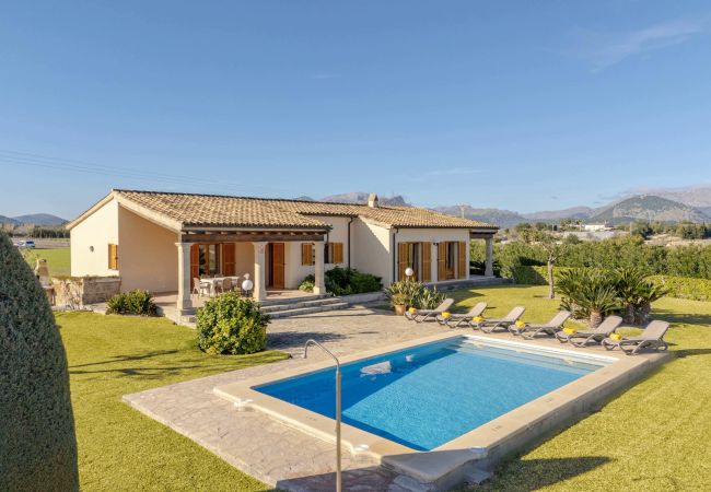 Villa en Alcúdia - Els Evols para 6 con piscina entre Pollensa y Alcudia
