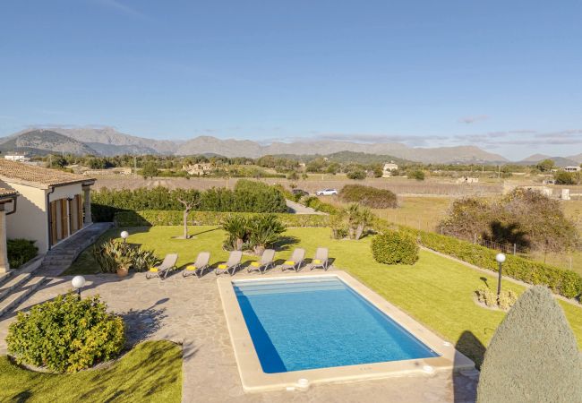 Villa en Alcúdia - Els Evols para 6 con piscina entre Pollensa y Alcudia