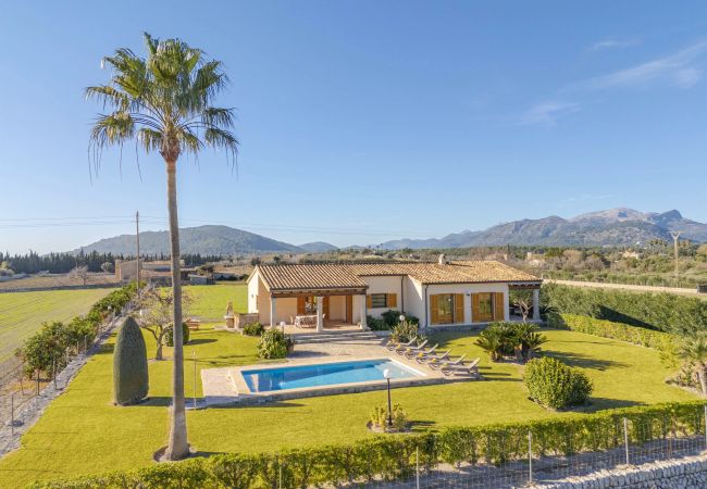 Villa en Alcúdia - Els Evols para 6 con piscina entre Pollensa y Alcudia