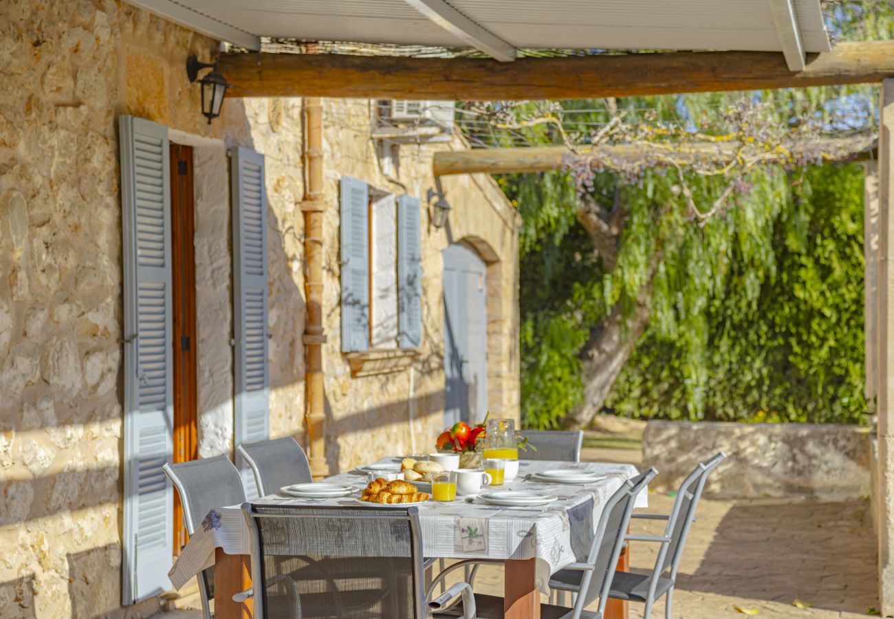 Villa en Alcúdia - Finca Can Castell 1 para 6 con piscina, Bbq, WiFi gratis