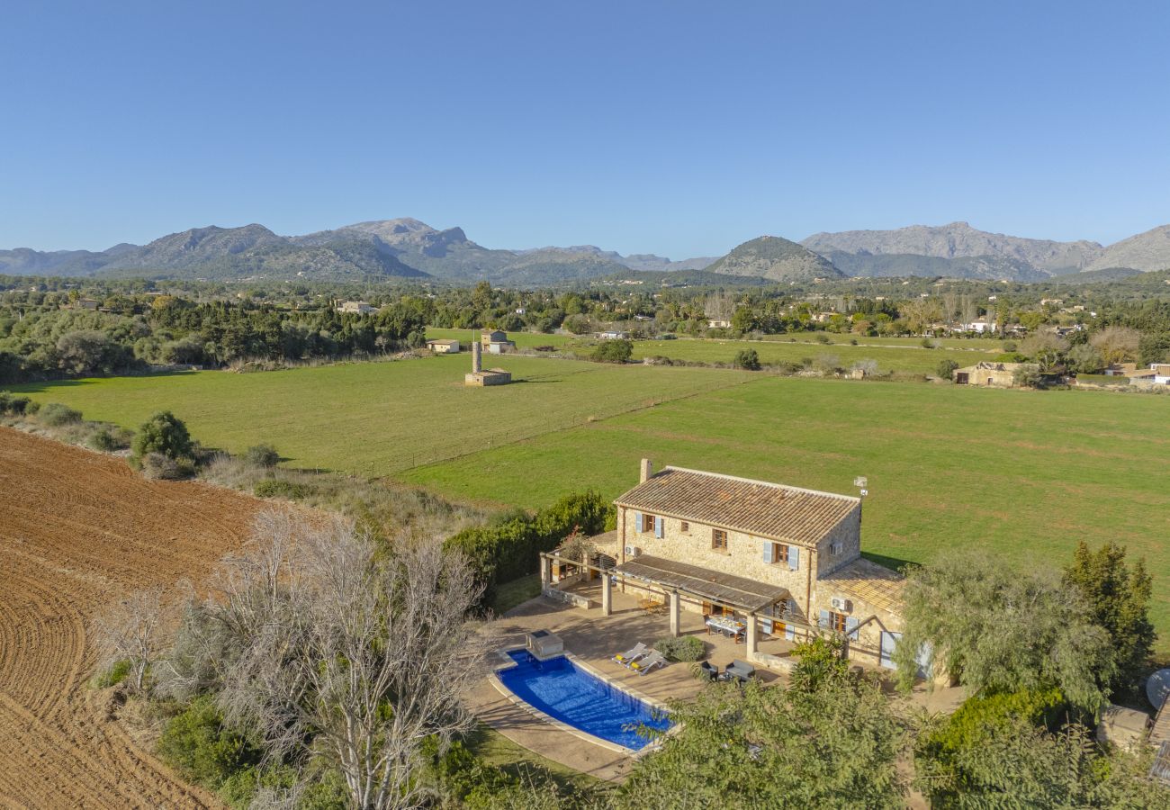 Villa en Alcúdia - Finca Can Castell 1 para 6 con piscina, Bbq, WiFi gratis