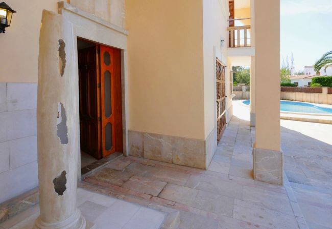 Casa adosada en Sant Llorenç Des Cardassar - Casa Murtons para 8 a 350m del mar con piscina