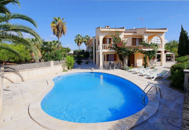 Casa adosada en Sant Llorenç Des Cardassar - Casa Murtons para 8 a 350m del mar con piscina