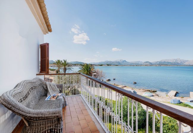 Villa en Alcúdia - Es Mollet para 8 con vista al mar y piscina