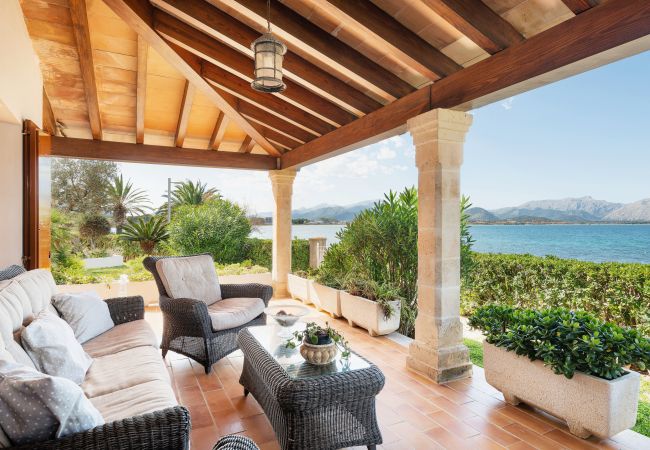 Villa en Alcúdia - Es Mollet para 8 con vista al mar y piscina