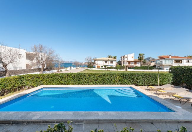 Villa en Alcúdia - Es Mollet para 8 con vista al mar y piscina