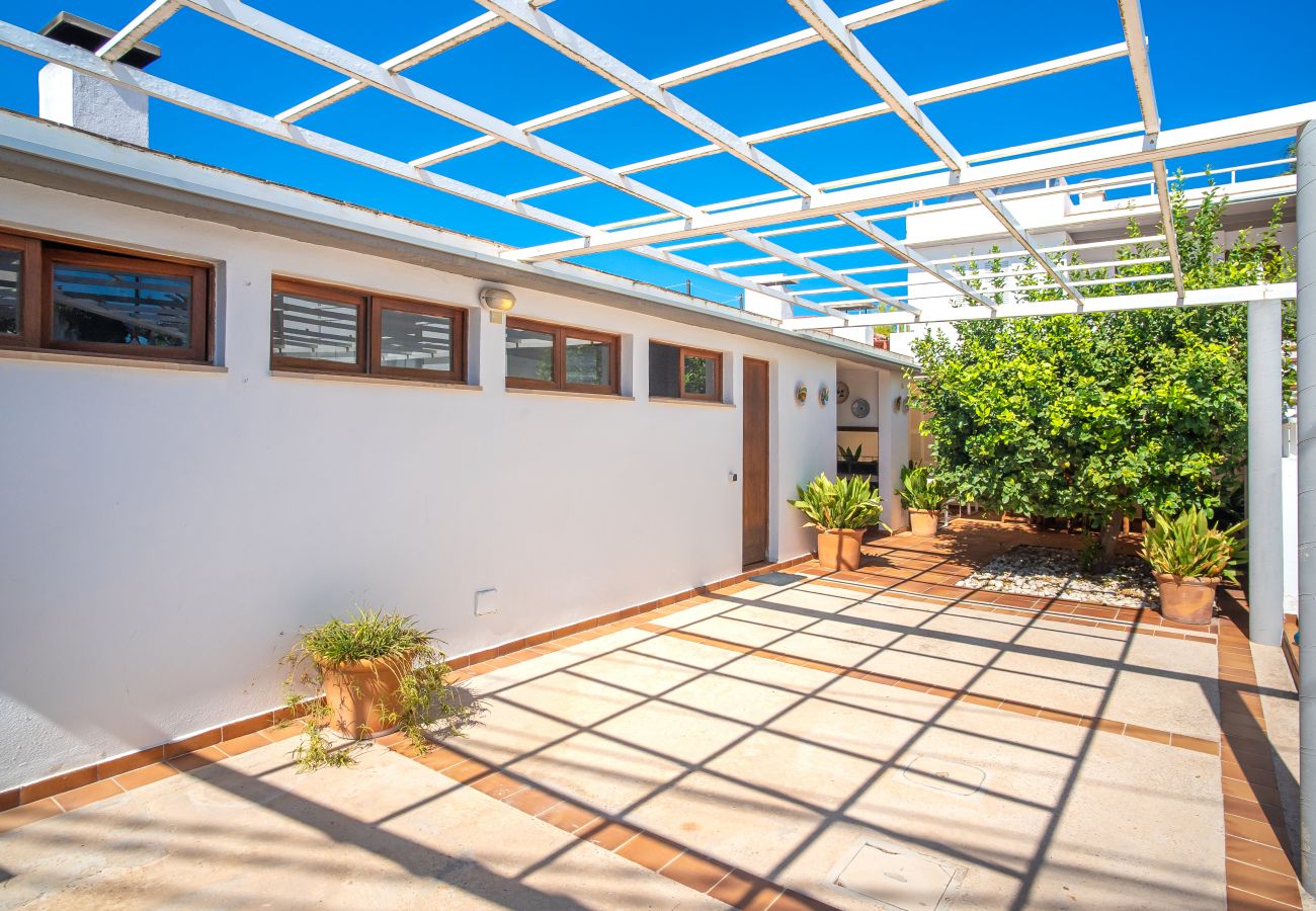 Ferienwohnung in Alcudia - PERICAS erste Linie des Meeres von Alcudia, für 8,kostenloses WiFi