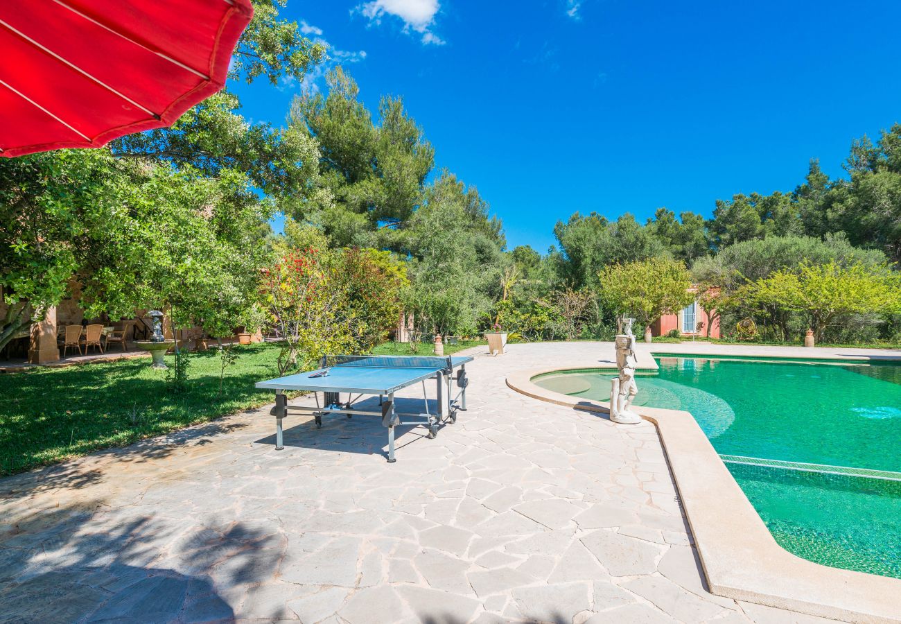 ESPIGA :) Rustikales Haus für 12+2 Personen in Portocolom. WiFi und AC