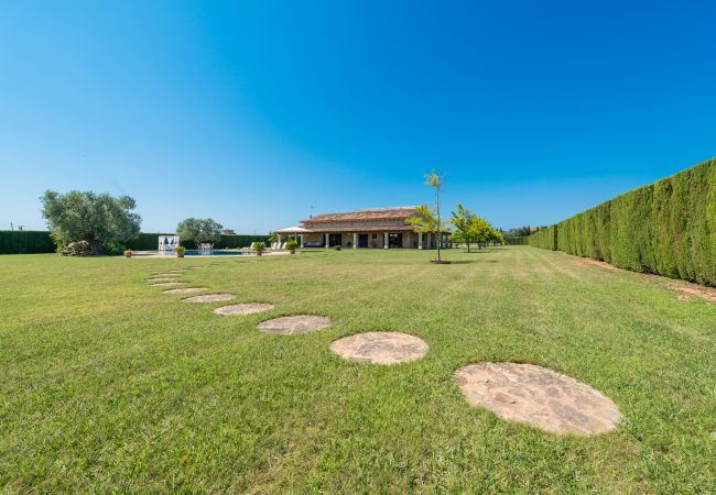 Finca in Sa Pobla - Villa SANT VICENS für 8 Personen mit Schwimmbad inmitten der Natur