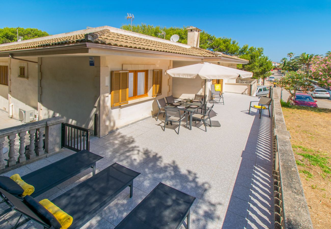 Ferienhaus in Playa de Muro - Villa Canta Haus nur 60 meter zum Strand